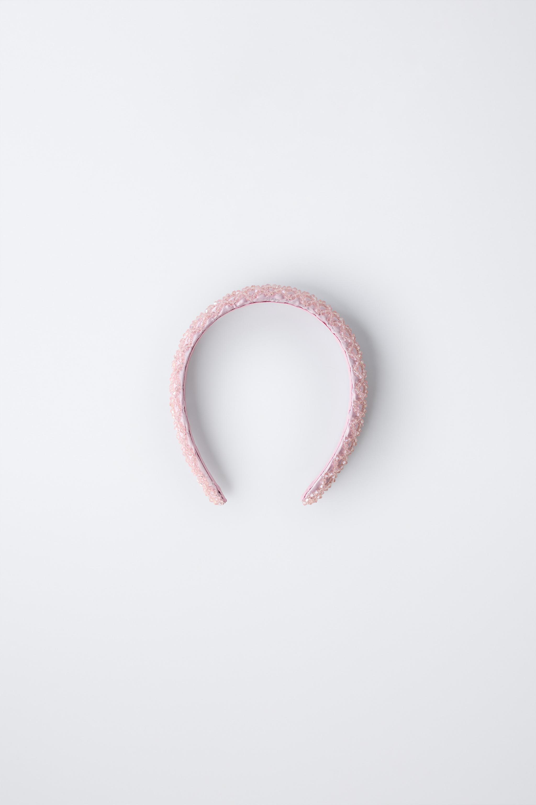 SATIN BEADED HEADBAND